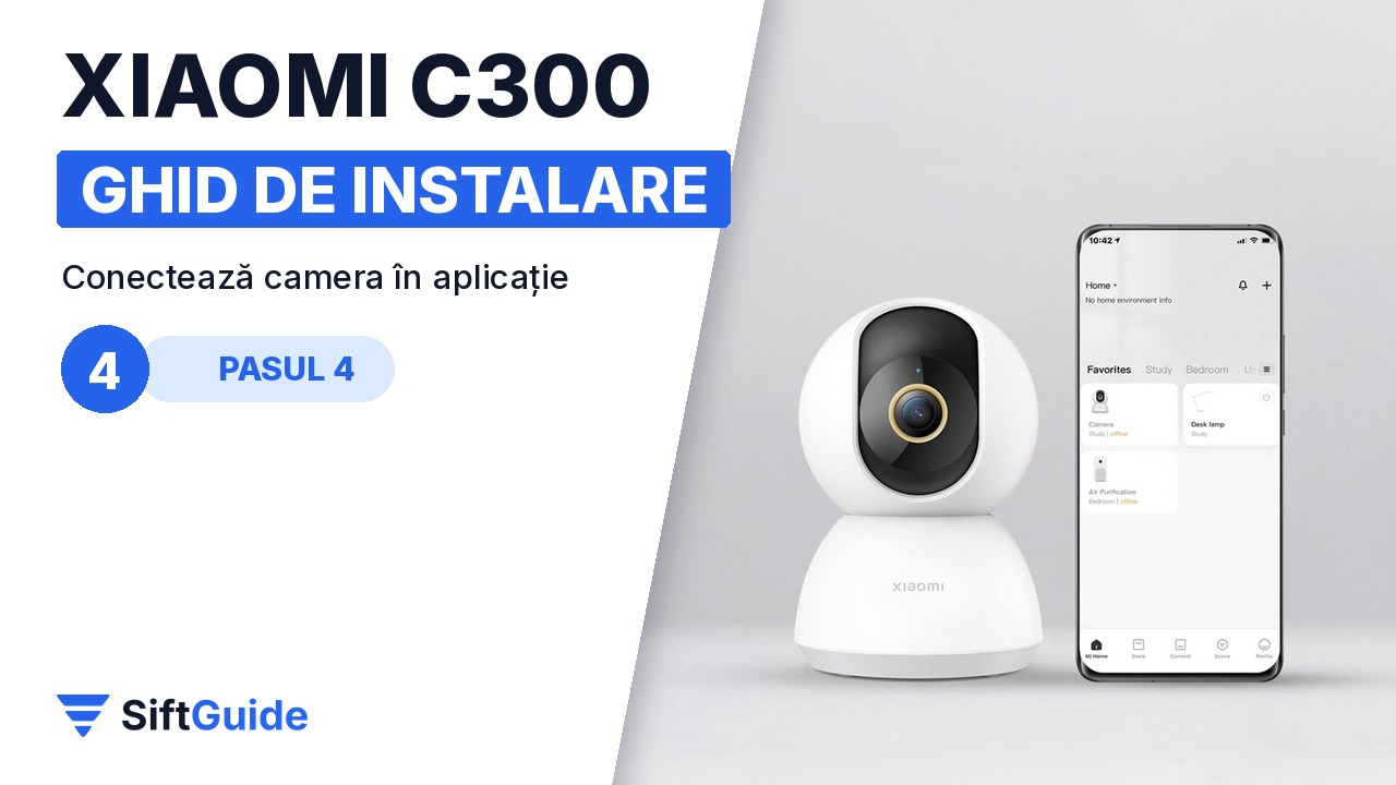 Împerecherea Xiaomi C300 în aplicația Xiaomi Home