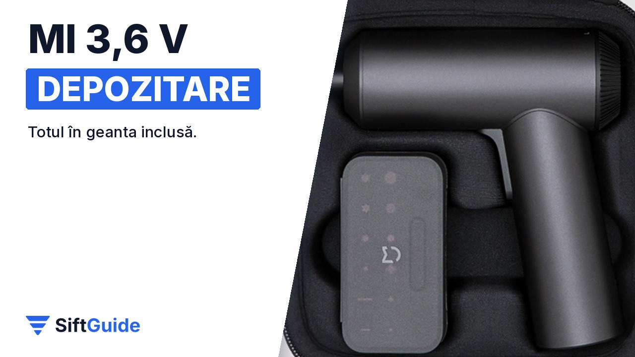 Șurubelnița Mi cu acumulator în geanta de depozitare