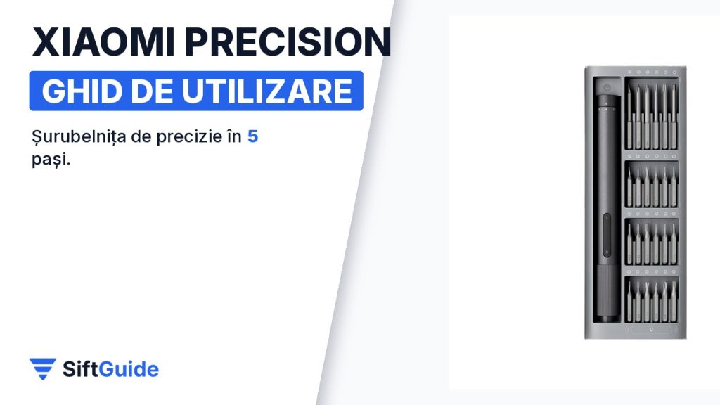 Reparații fine înainte de vizionare: șurubelnița electrică de precizie Xiaomi