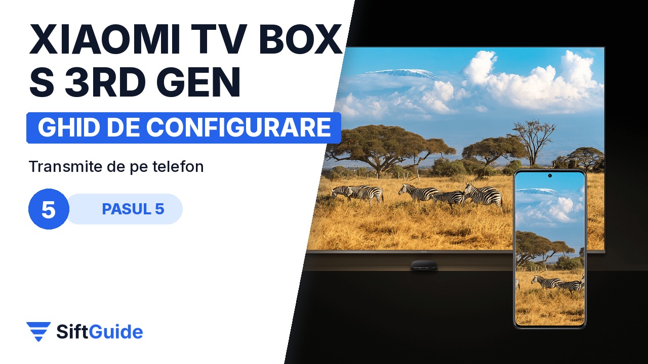 Transmisie de pe telefon pe televizorul din apartament